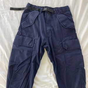 navy blue cargo pants